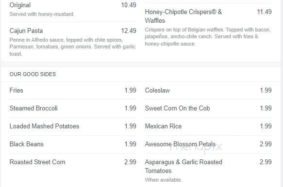 Chillies - Calgary, AB menu_pic