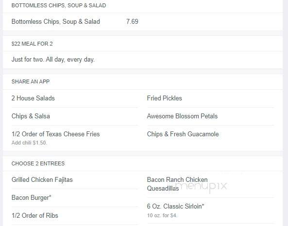 Chillies - Calgary, AB menu_pic