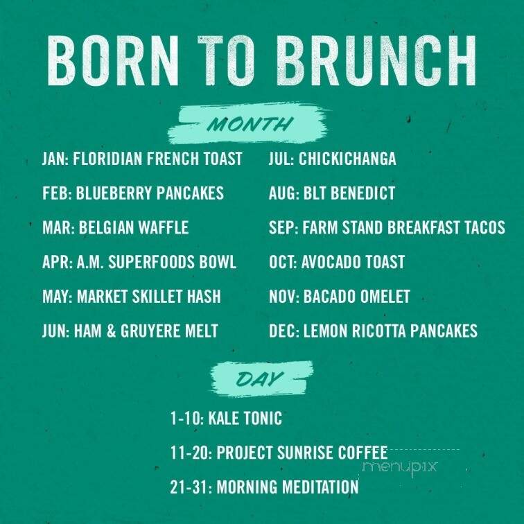First Watch - Bellevue, NE menu_pic