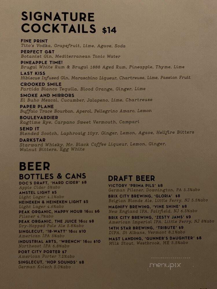 The Hill - Closter, NJ menu_pic