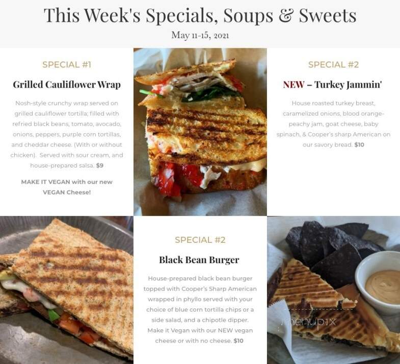 Nosh Restaurant and Cafe - Springfield, MA menu_pic