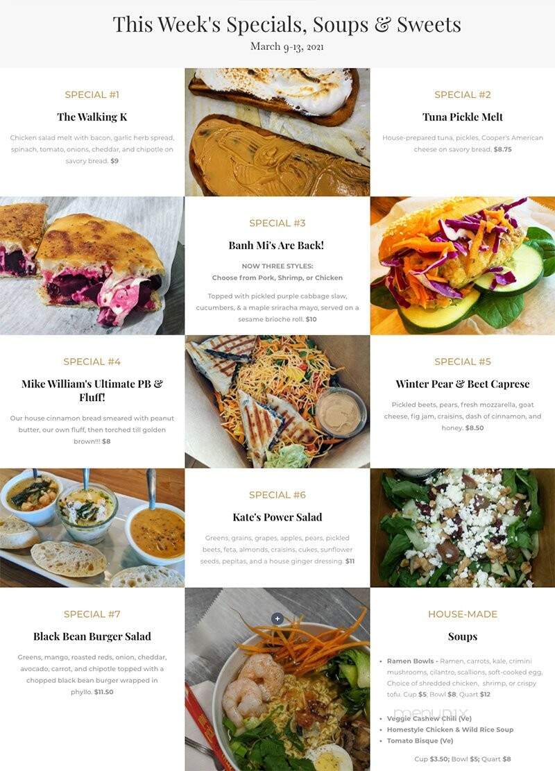 Nosh Restaurant and Cafe - Springfield, MA menu_pic