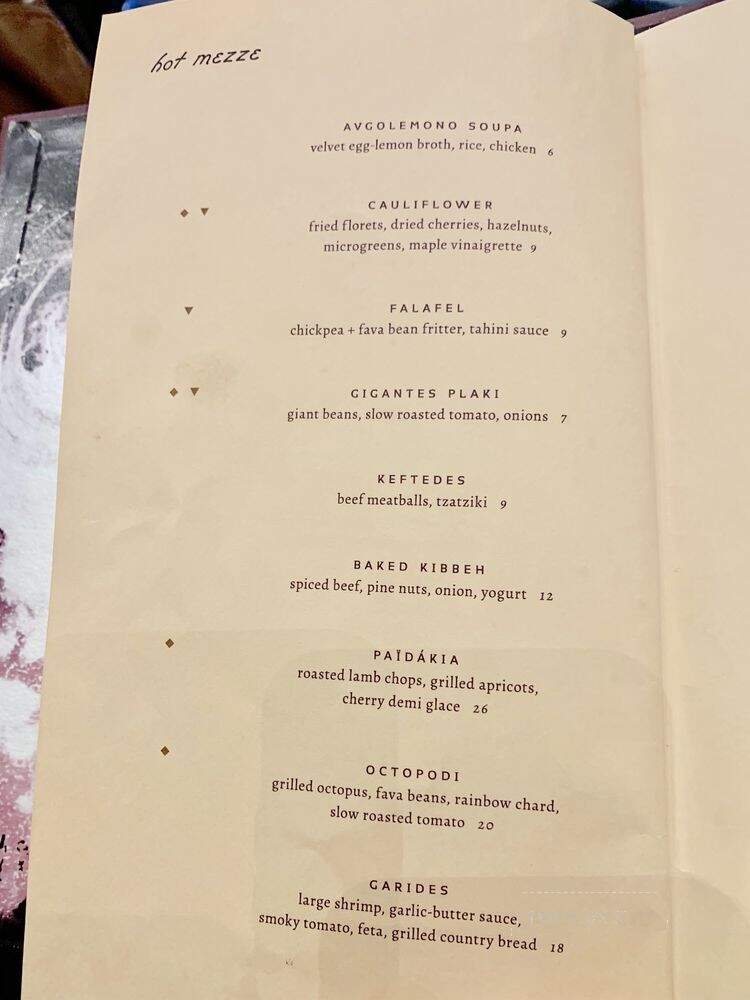 Kefi - Knoxville, TN menu_pic