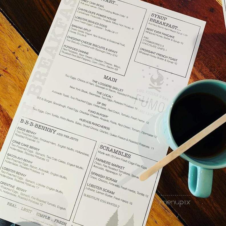 Fumo Wood Fired Eatery - Incline Village, NV menu_pic