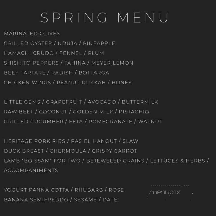 ALEA - Cleveland, OH menu_pic