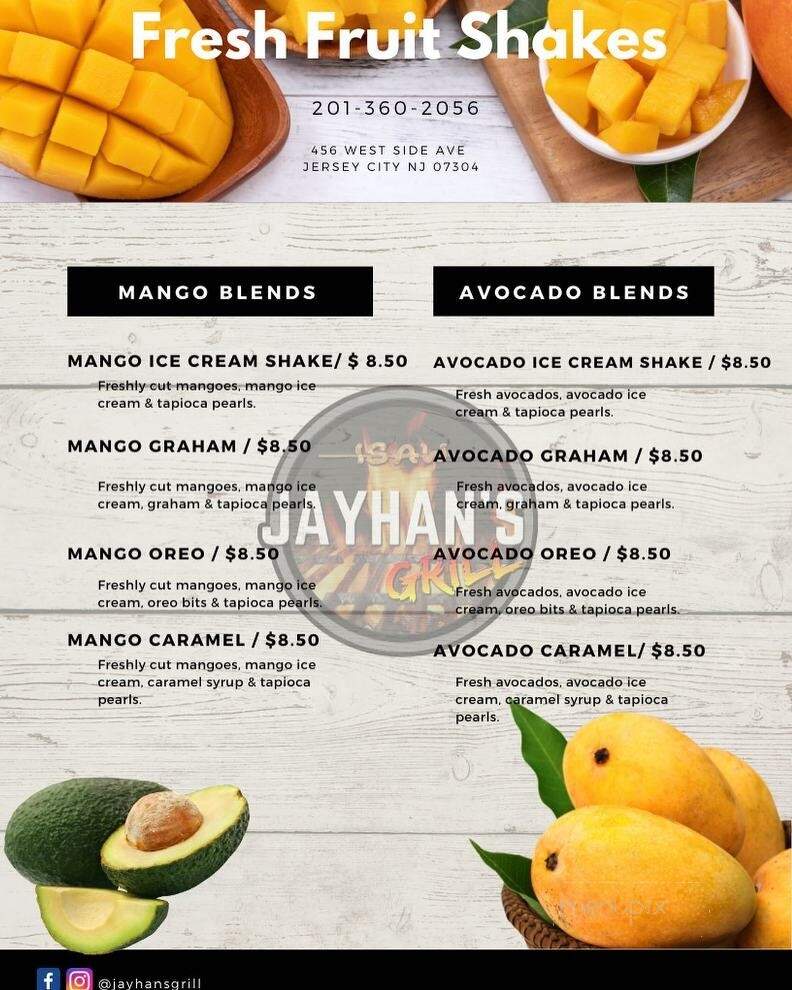 Jayhan's Grill - Jersey City, NJ menu_pic