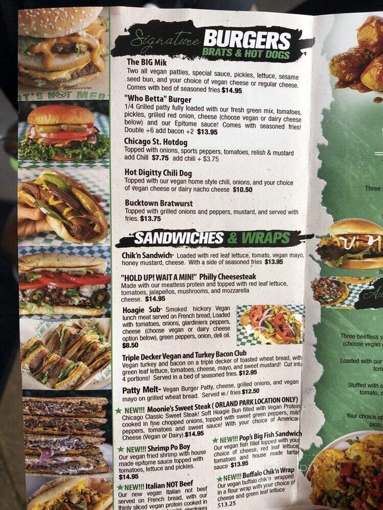 Can't Believe It's Not Meat - Orland Park, IL menu_pic