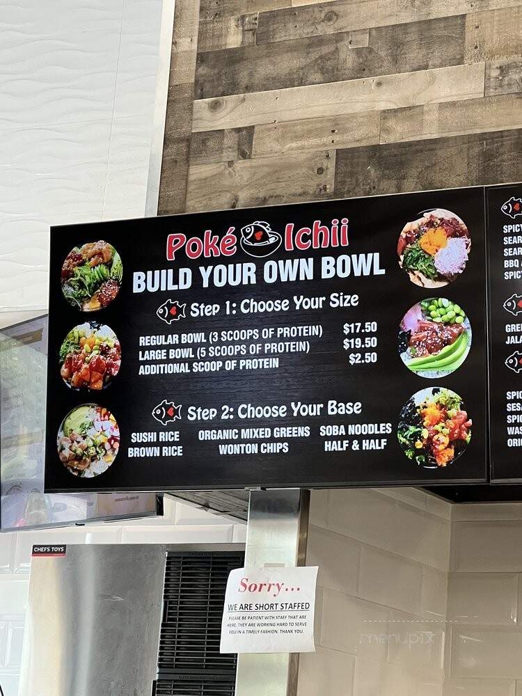 Poke Ichii - Vacaville, CA menu_pic