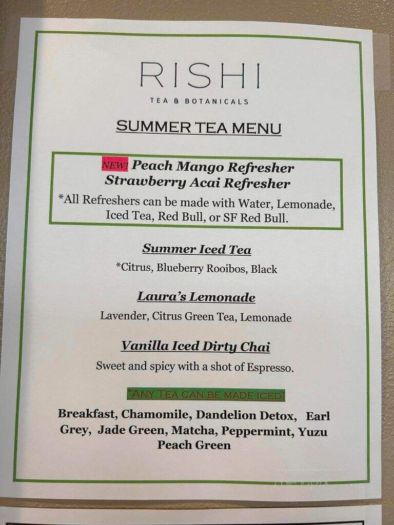 Java 18 - Garner, IA menu_pic
