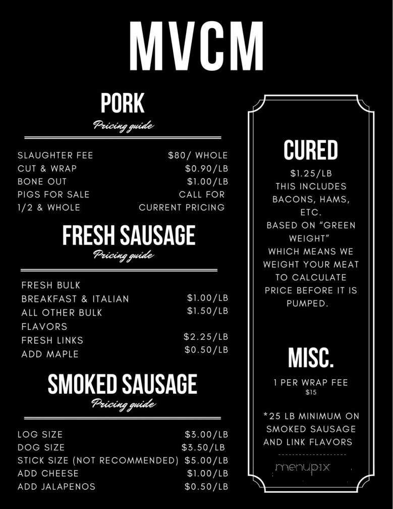Mountain View Custom Meats - Coeur d'Alene, ID menu_pic