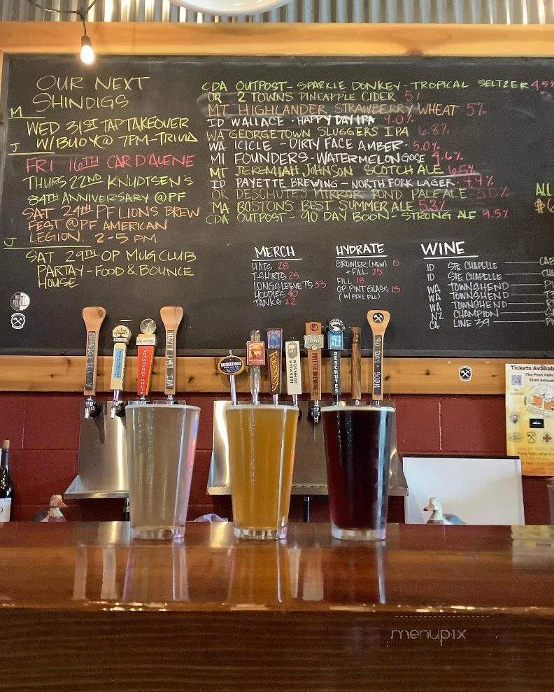 Outpost Brewing - Coeur d'Alene, ID menu_pic