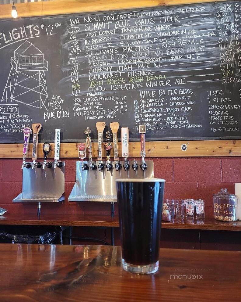 Outpost Brewing - Coeur d'Alene, ID menu_pic