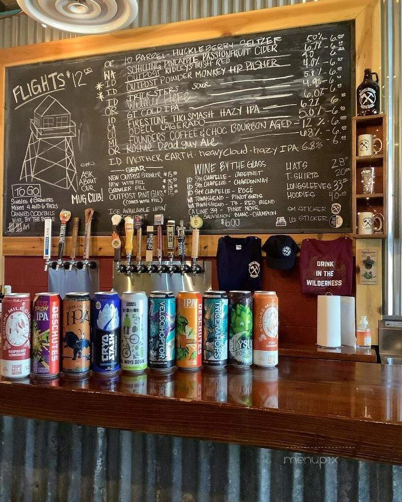 Outpost Brewing - Coeur d'Alene, ID menu_pic