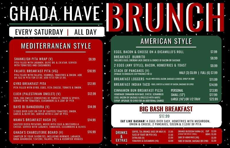 Ghada Have It Mediterranean Home Cooking - Niagara Falls, NY menu_pic