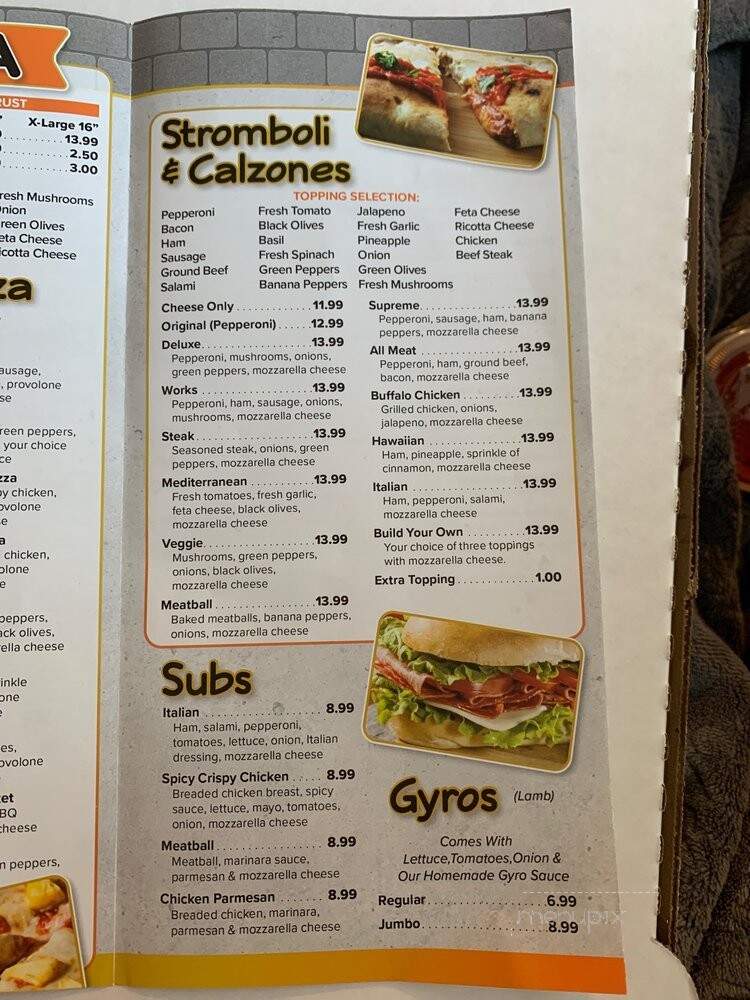 IL Forno - Pickerington, OH menu_pic