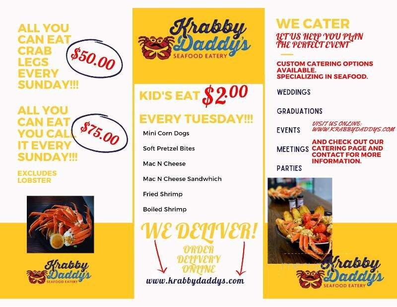 Krabby Daddy's Seafood Eatery - Festus, MO menu_pic