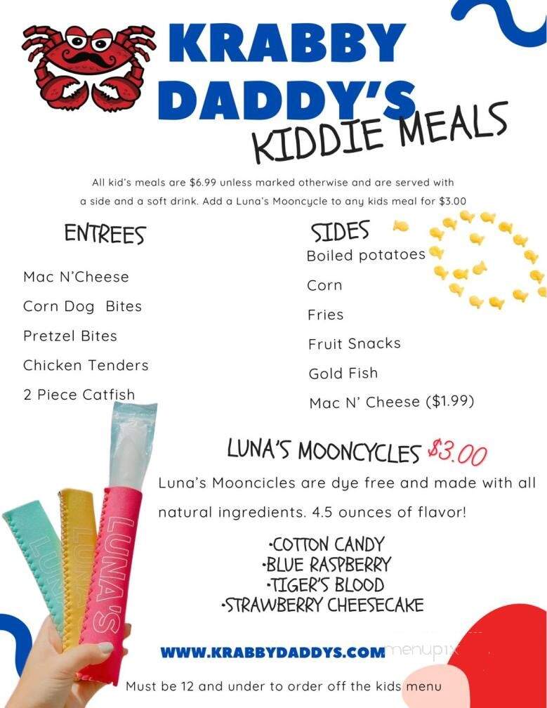 Krabby Daddy's Seafood Eatery - Festus, MO menu_pic