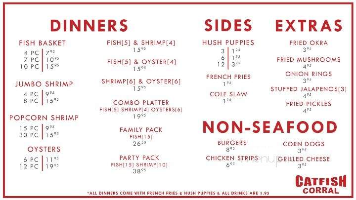 Catfish Corral - Crandall, TX menu_pic