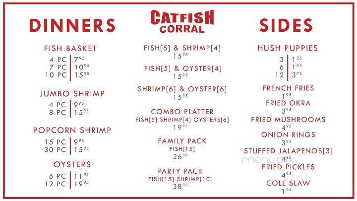 Catfish Corral - Crandall, TX menu_pic