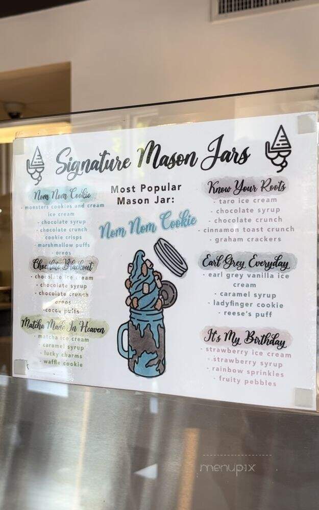 Surreal Creamery - Bryn Mawr, PA menu_pic