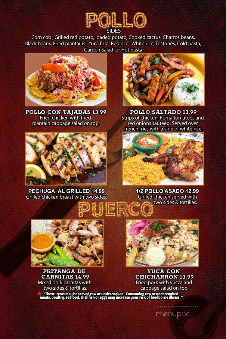 Las Brasas - Knightdale, NC menu_pic