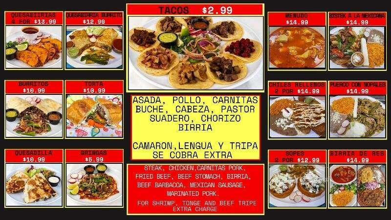 Las Brasas - Knightdale, NC menu_pic