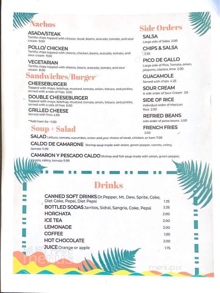 Marcelo's - Plymouth, IN menu_pic