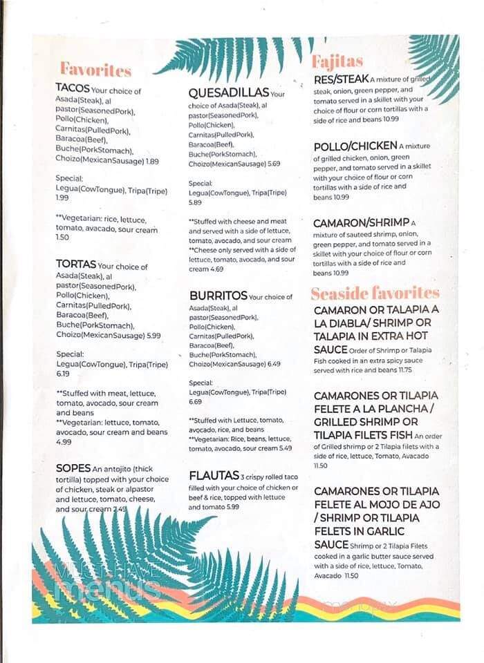 Marcelo's - Plymouth, IN menu_pic