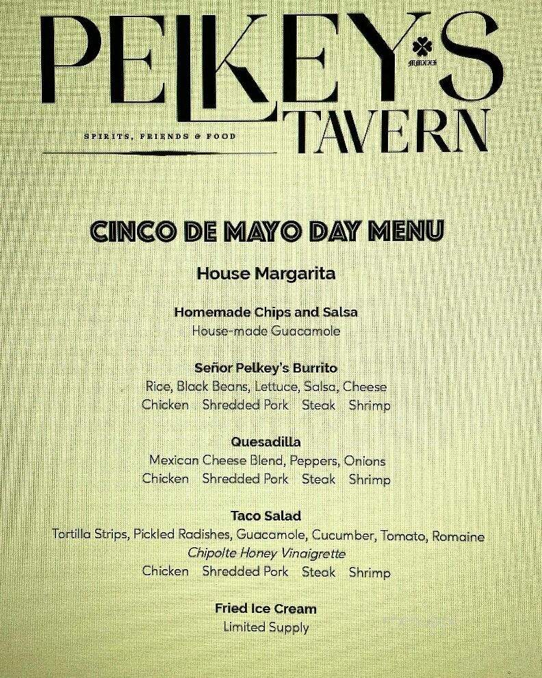 Pelkey's Tavern - Hankins, NY menu_pic