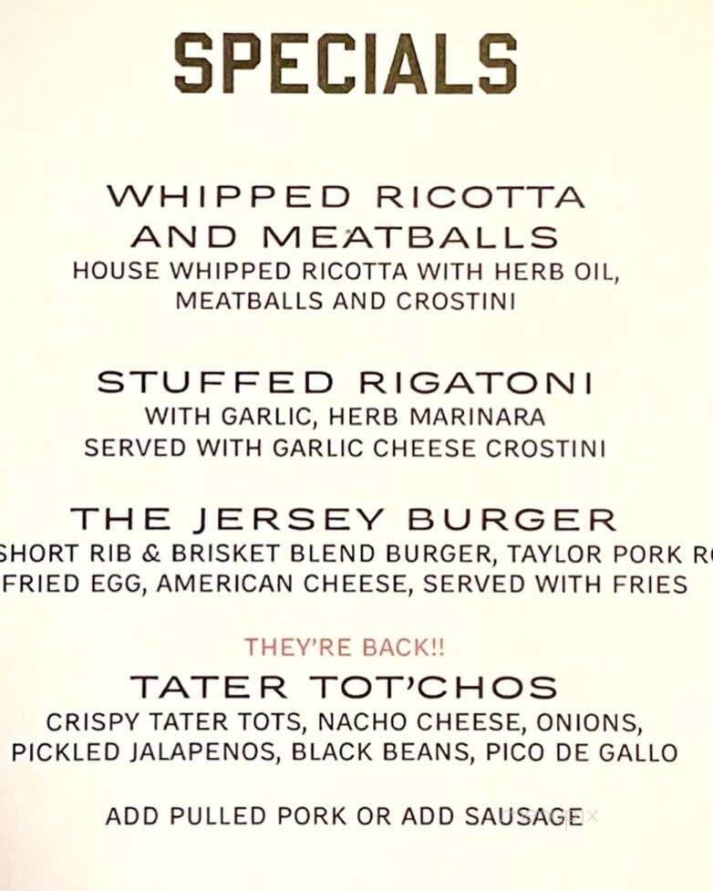 Pelkey's Tavern - Hankins, NY menu_pic