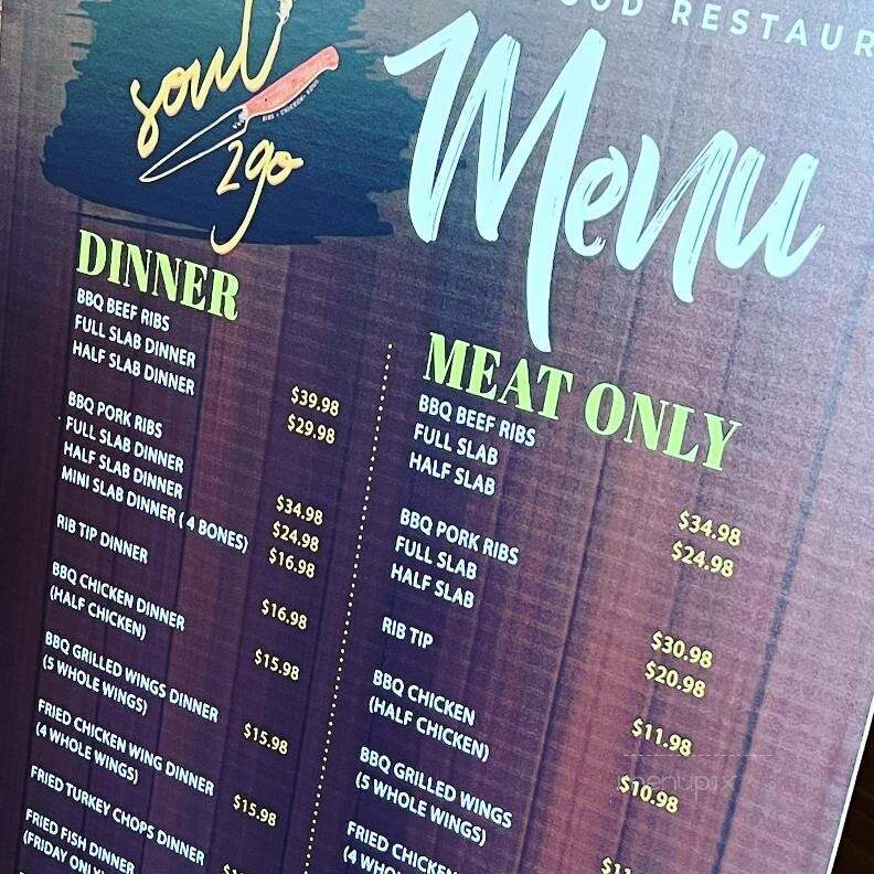 Soul 2 Go - Detroit, MI menu_pic