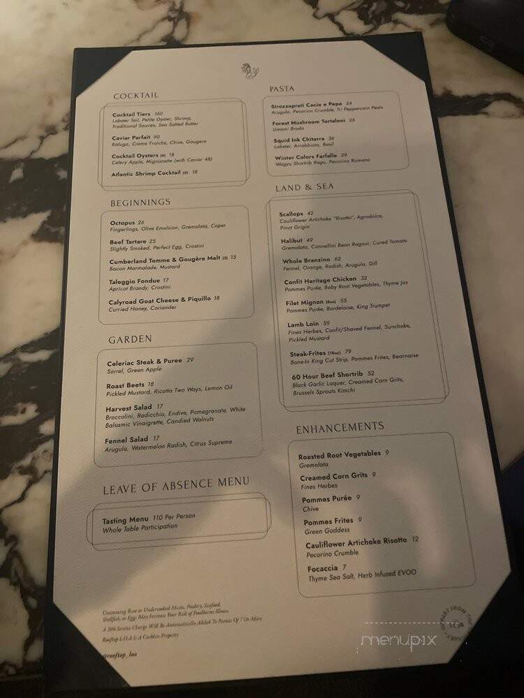 Rooftop LOA - Atlanta, GA menu_pic
