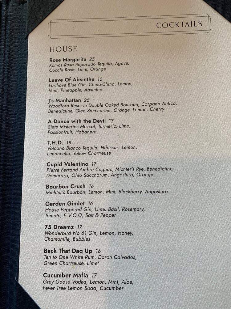 Rooftop LOA - Atlanta, GA menu_pic