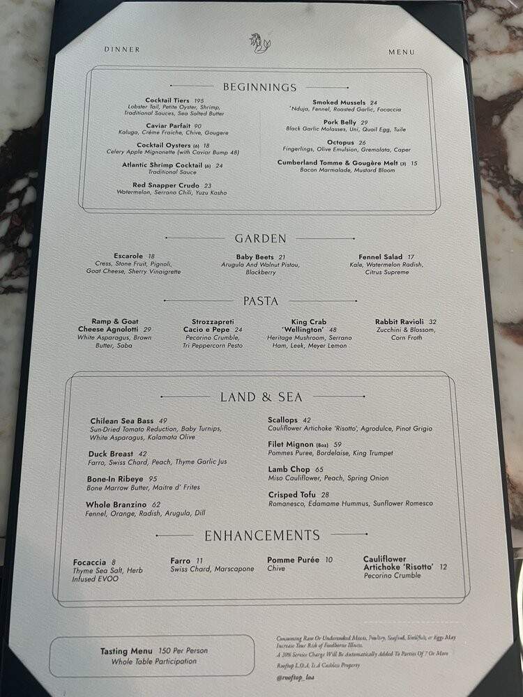 Rooftop LOA - Atlanta, GA menu_pic