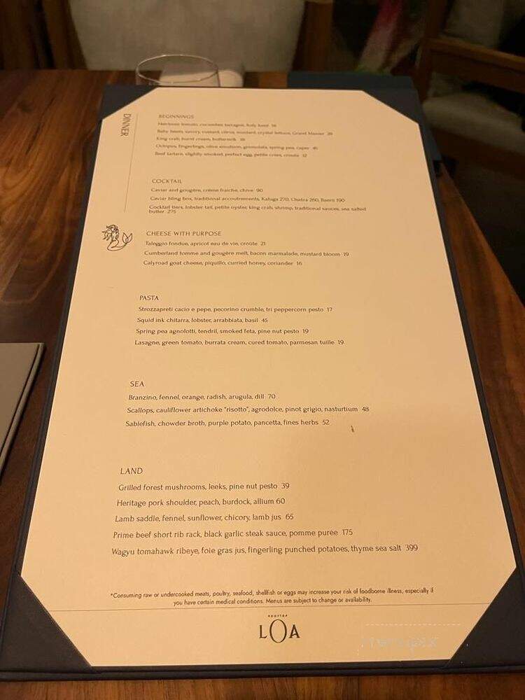 Rooftop LOA - Atlanta, GA menu_pic