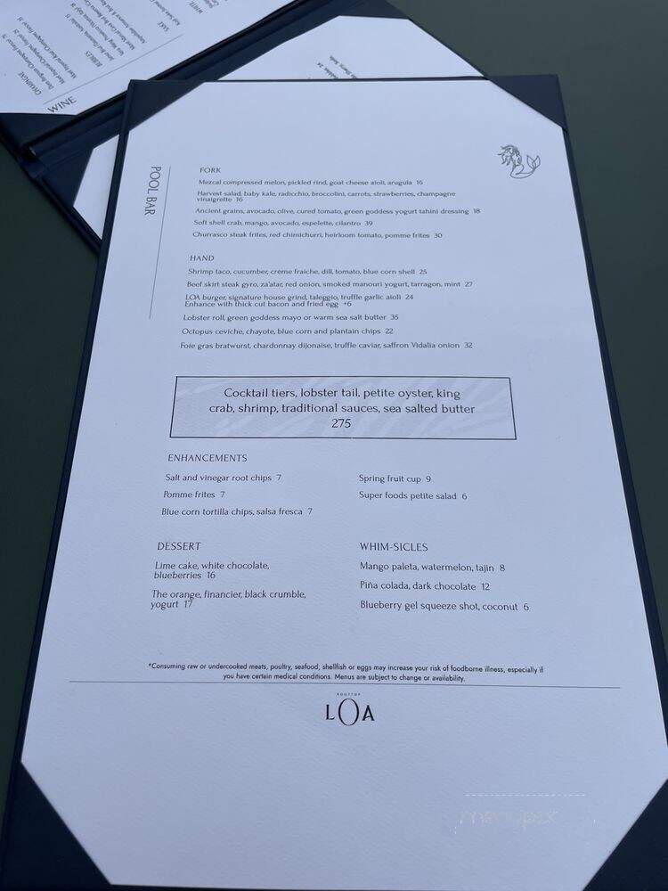 Rooftop LOA - Atlanta, GA menu_pic
