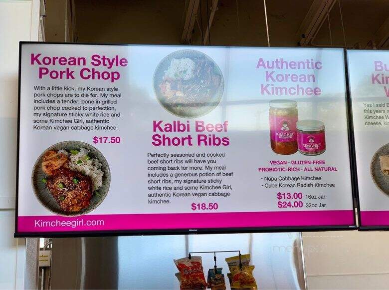 Kimchee Girl - Hershey, PA menu_pic
