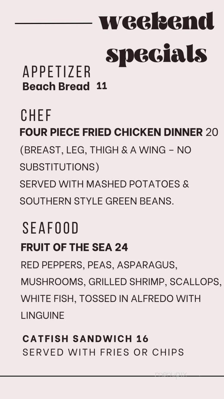 The Locale - Brownsburg, IN menu_pic