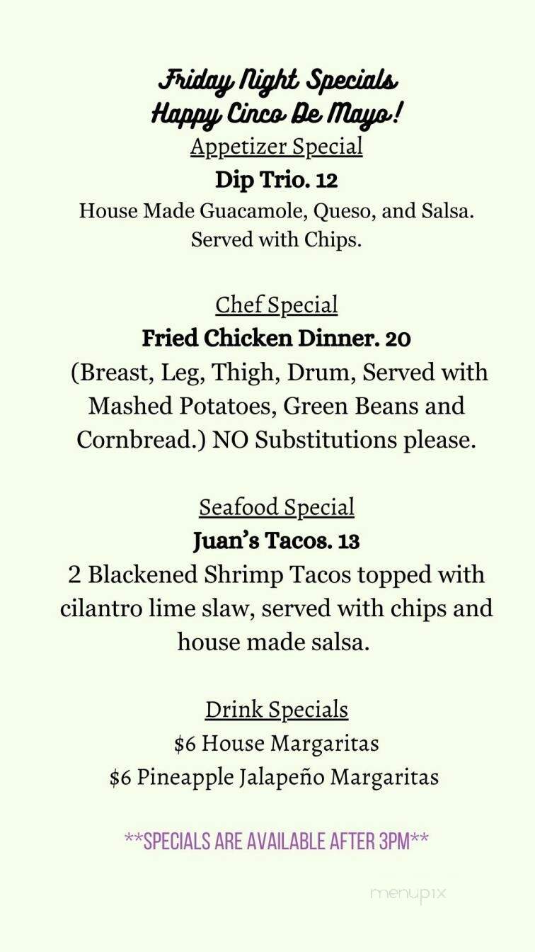The Locale - Brownsburg, IN menu_pic