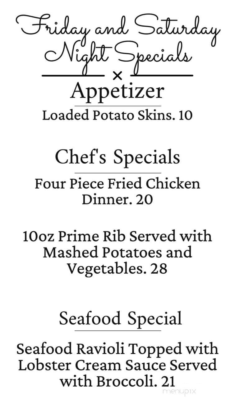 The Locale - Brownsburg, IN menu_pic