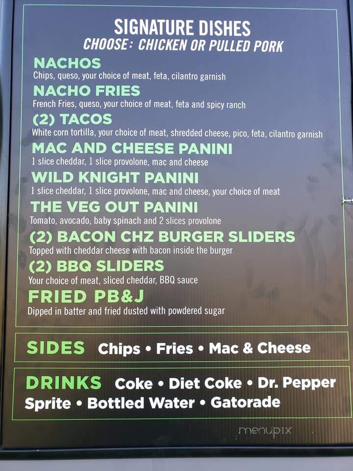 Munchies Food Truck - Denton, TX menu_pic