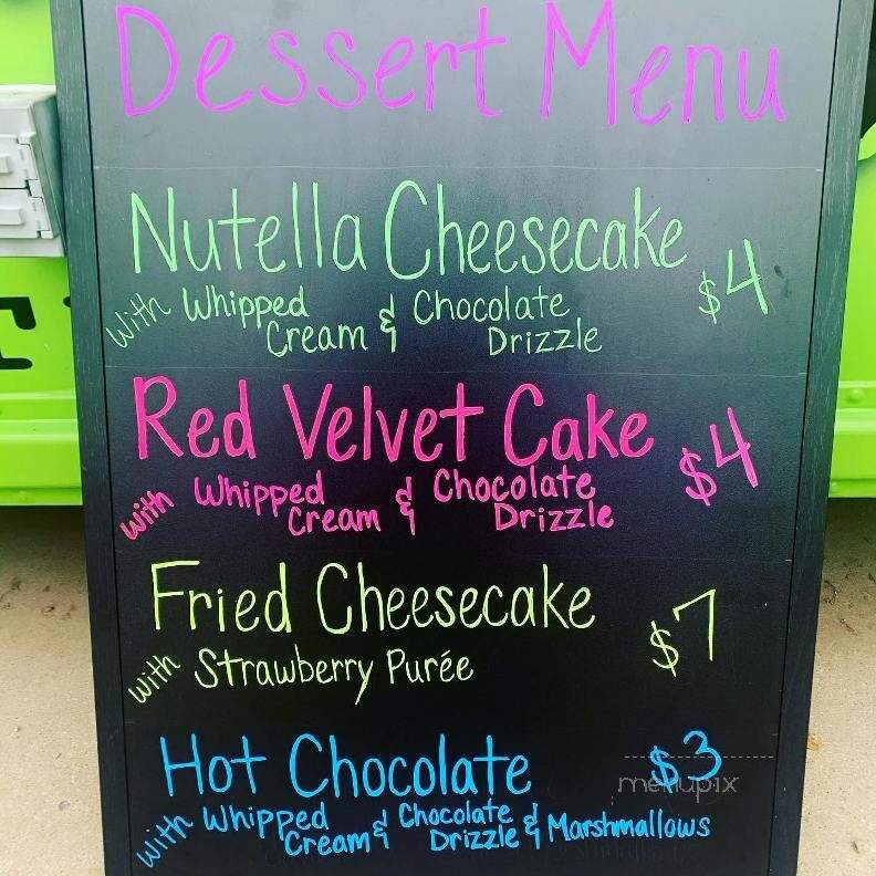 Munchies Food Truck - Denton, TX menu_pic