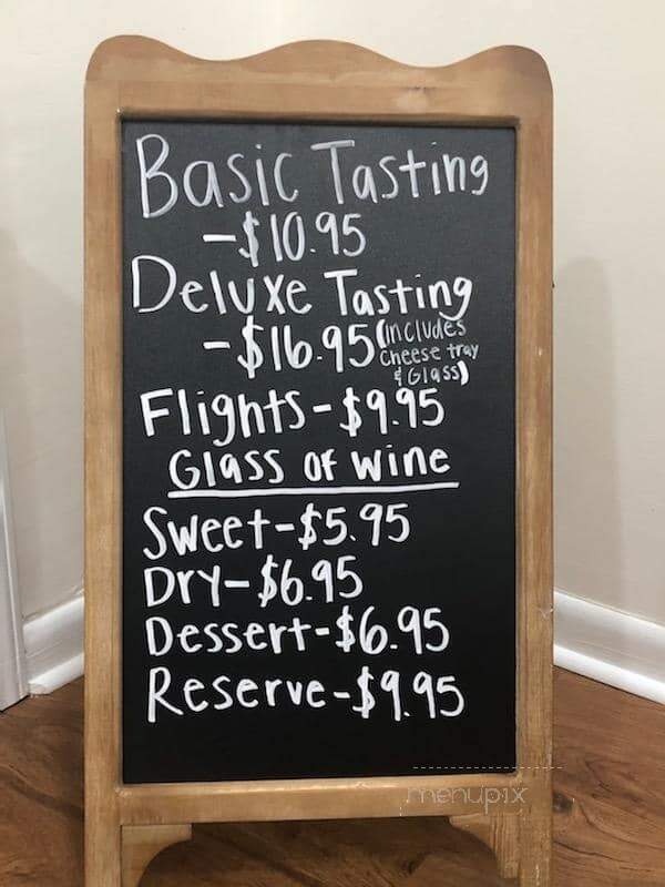 South Bend Winery - Greenwood, SC menu_pic