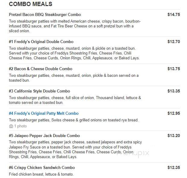 Freddy's Frozen Custard & Steakburgers - Joplin, MO menu_pic