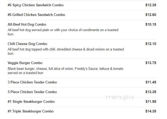 Freddy's Frozen Custard & Steakburgers - Joplin, MO menu_pic