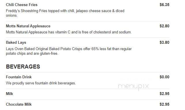 Freddy's Frozen Custard & Steakburgers - Joplin, MO menu_pic