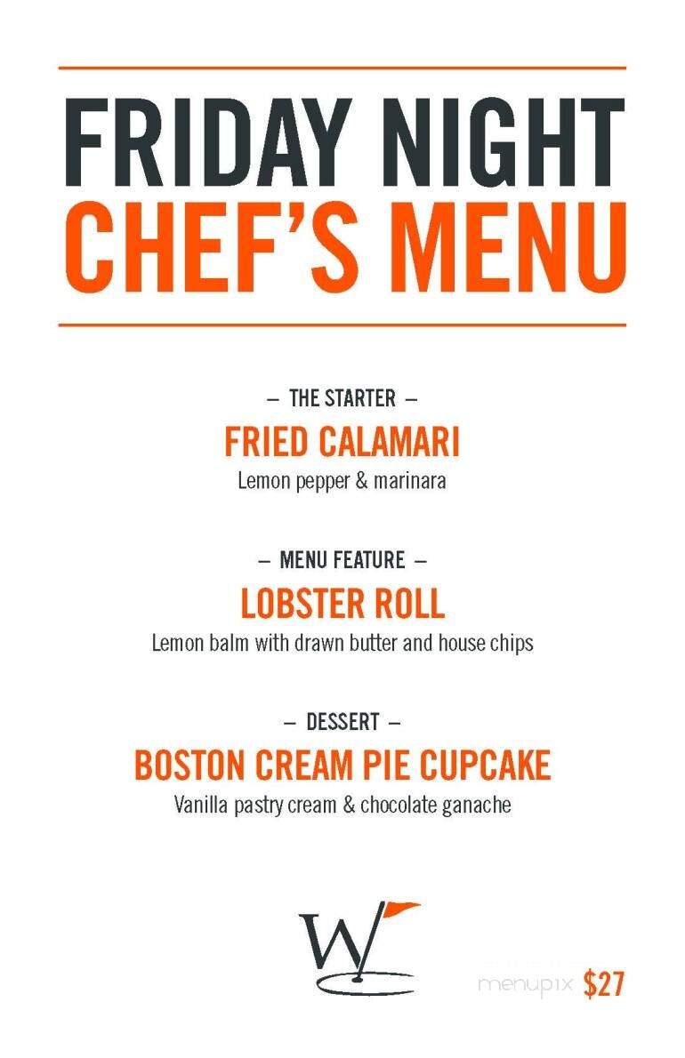 Woodforest Bar And Grille - Montgomery, TX menu_pic