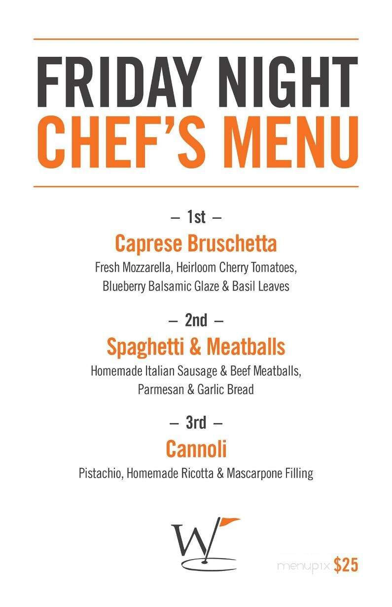 Woodforest Bar And Grille - Montgomery, TX menu_pic