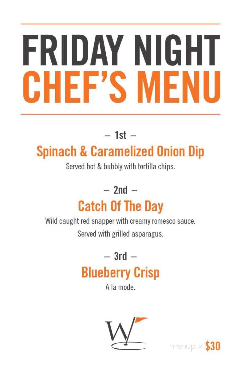 Woodforest Bar And Grille - Montgomery, TX menu_pic