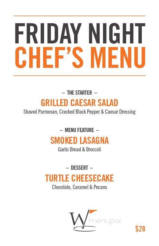 Woodforest Bar And Grille - Montgomery, TX menu_pic